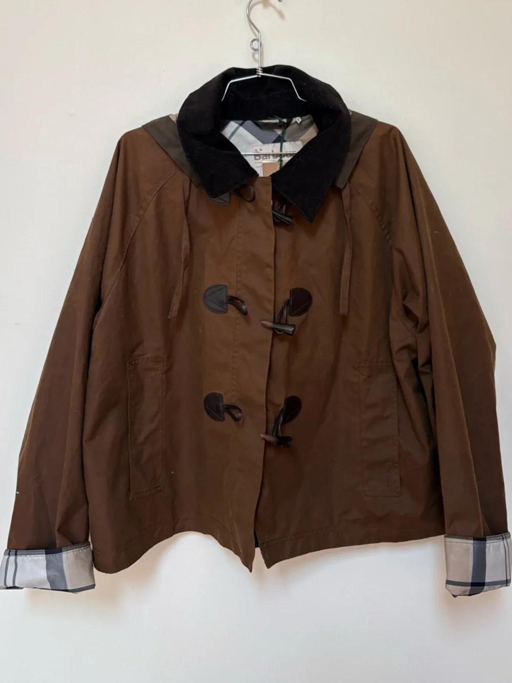 NWT Barbour Women’s Myra Wax Jacket Size 14 US